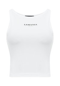 LA MANIA BASIC CROP  - Top - white