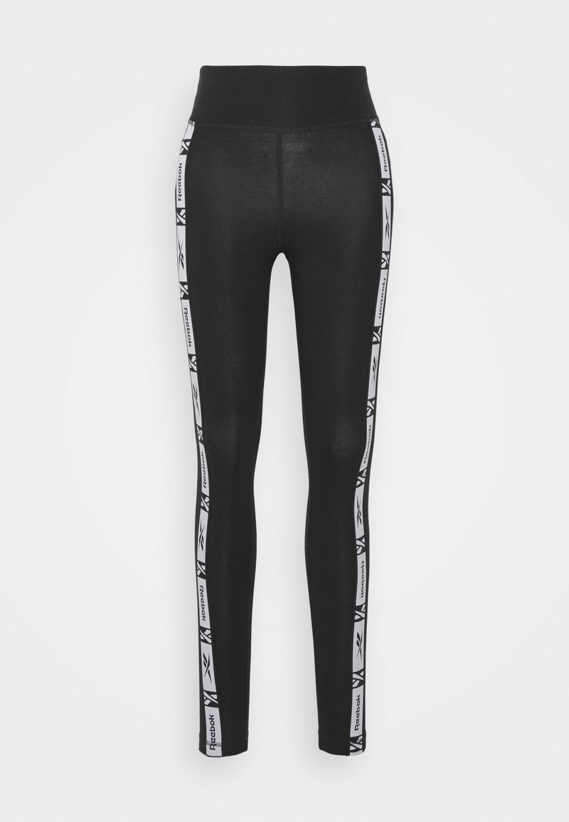 Reebok TAPE PACK LEGGING - Legingi - black