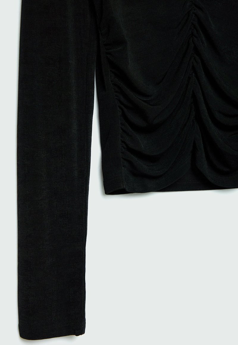 Damen T-Shirts | Stradivarius Langarmshirt black/schwarz - TM33393 Damen T-Shirts | Stradivarius Langarmshirt black/schwarz - TM33393