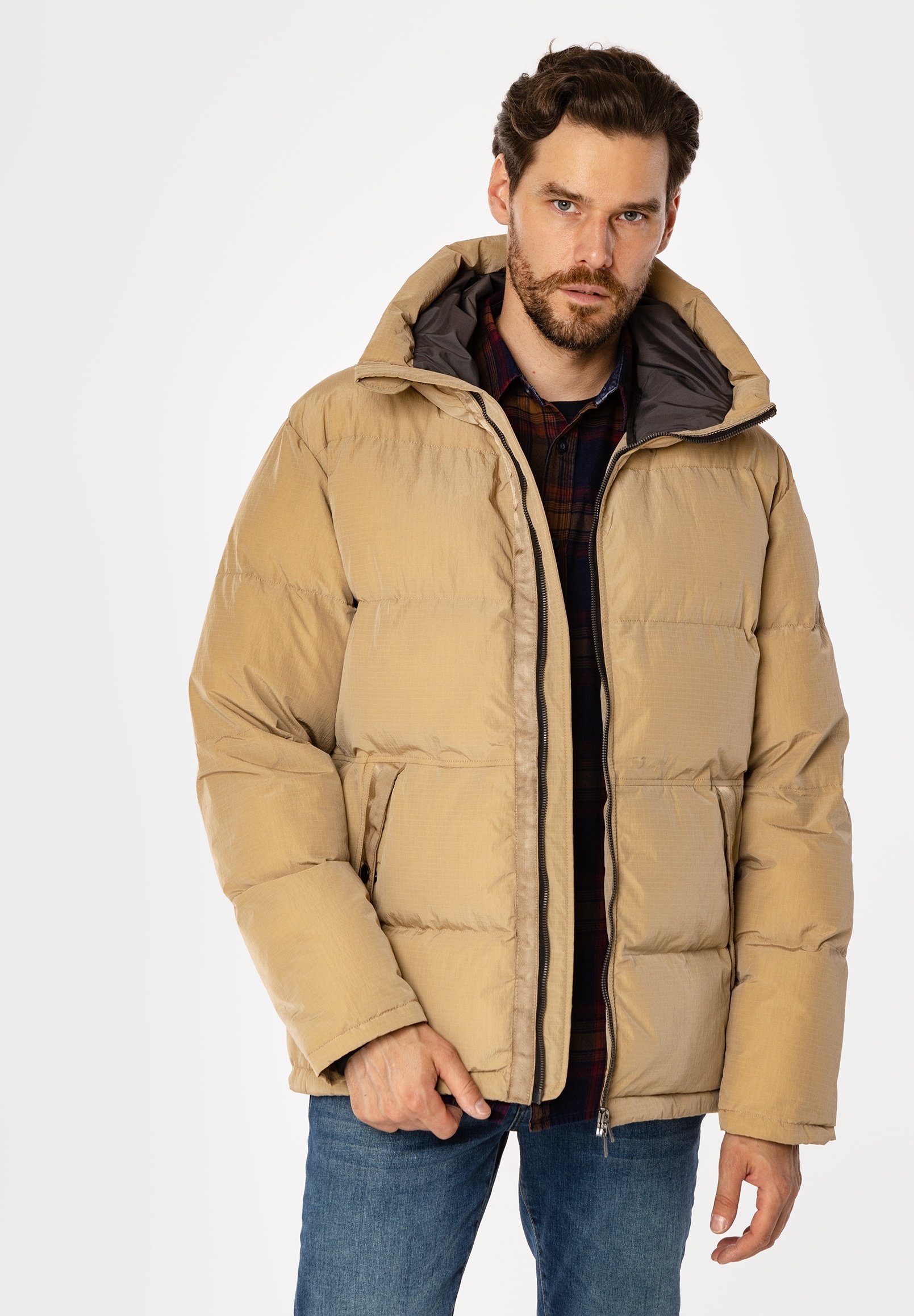 Lee Cooper - Kurtka zimowa/beżowy - Zalando.pl