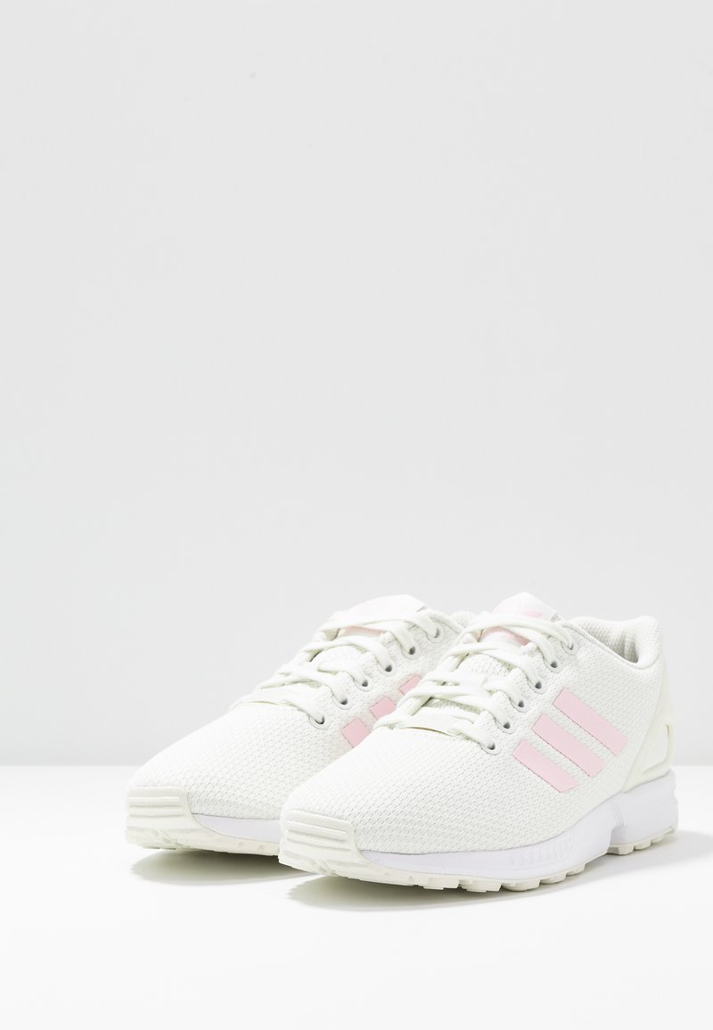Adidas Originals Zx Flux Sneaker Low White Clear Pink Core Black Weiss Zalando De