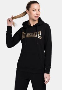 Lonsdale - BEAULY - Pulover s kapuco - black gold Miniaturna slika 1