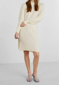 YAS Abito in maglia - beige