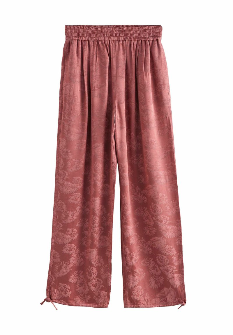 Next TALL FIT-SATIN JACQUARD - Hlače - pink