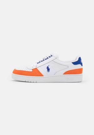 LACE UNISEX - Baskets basses - white/sailing orange/royal