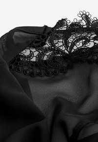 Next EMBROIDERED SLIP - REGULAR FIT - Camicia da notte - black