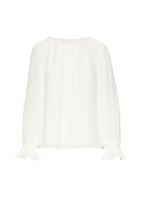 MIT PLISSEEÄRMELN - Blouse - ecru