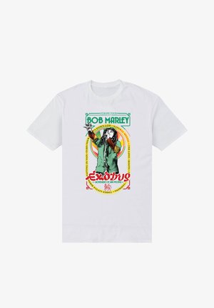 Henry Tiger, BOB MARLEY - EXODUS SINGING - T-shirt print - white