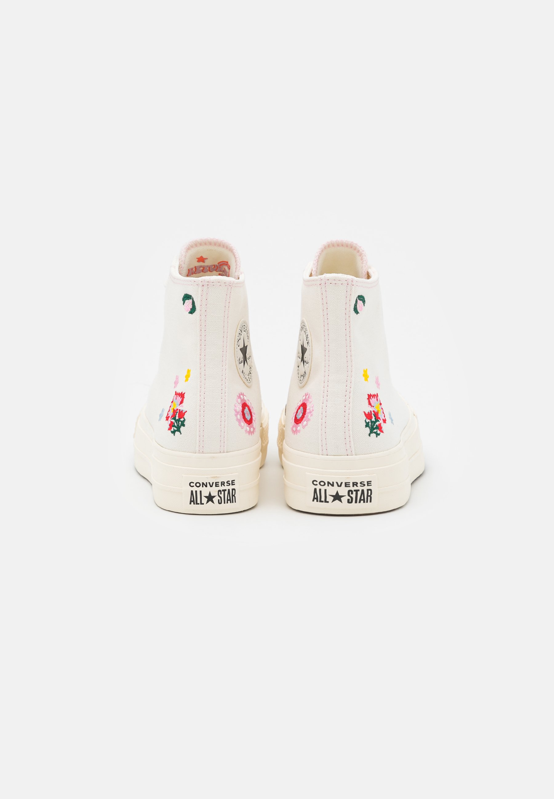 black foam platform converse