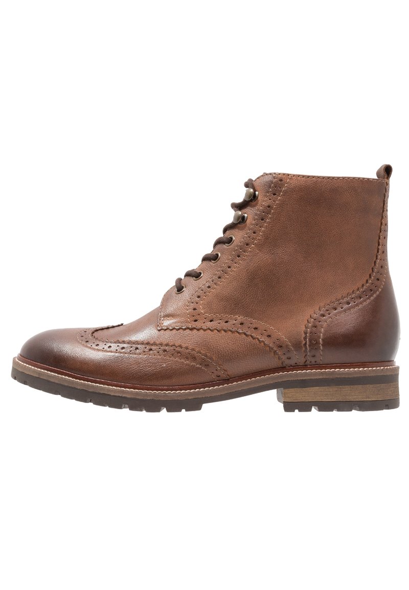 Pier One Stivaletti stringati - cognac