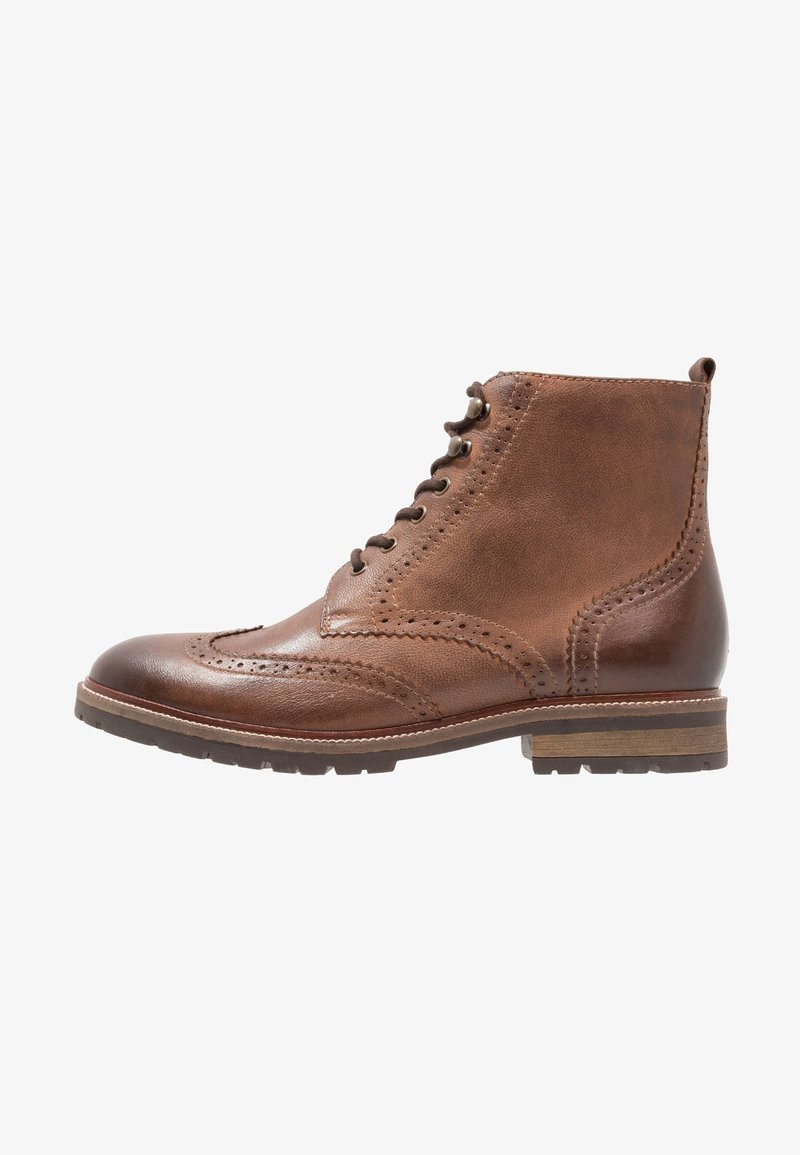 Pier One Stivaletti stringati - cognac