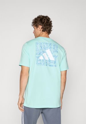 adidas Performance JUVE - Potiskana majica - semi flash aqua