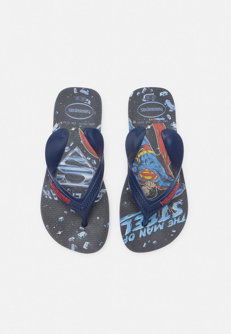 Havaianas Kids Top Herois DC - Tongues Enfant Bleu Marine Super Héros - Confort Légendaire Brésilien 29/30