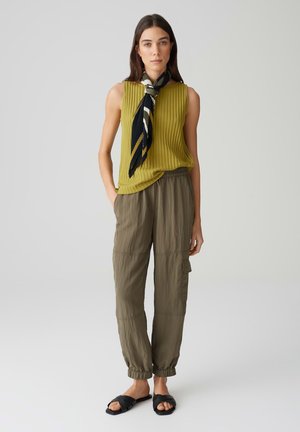 PRINT PLISSEE - Foulard - coal blue