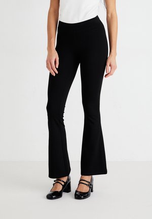 Gina Tricot FLARE TROUSERS - Bukse - black