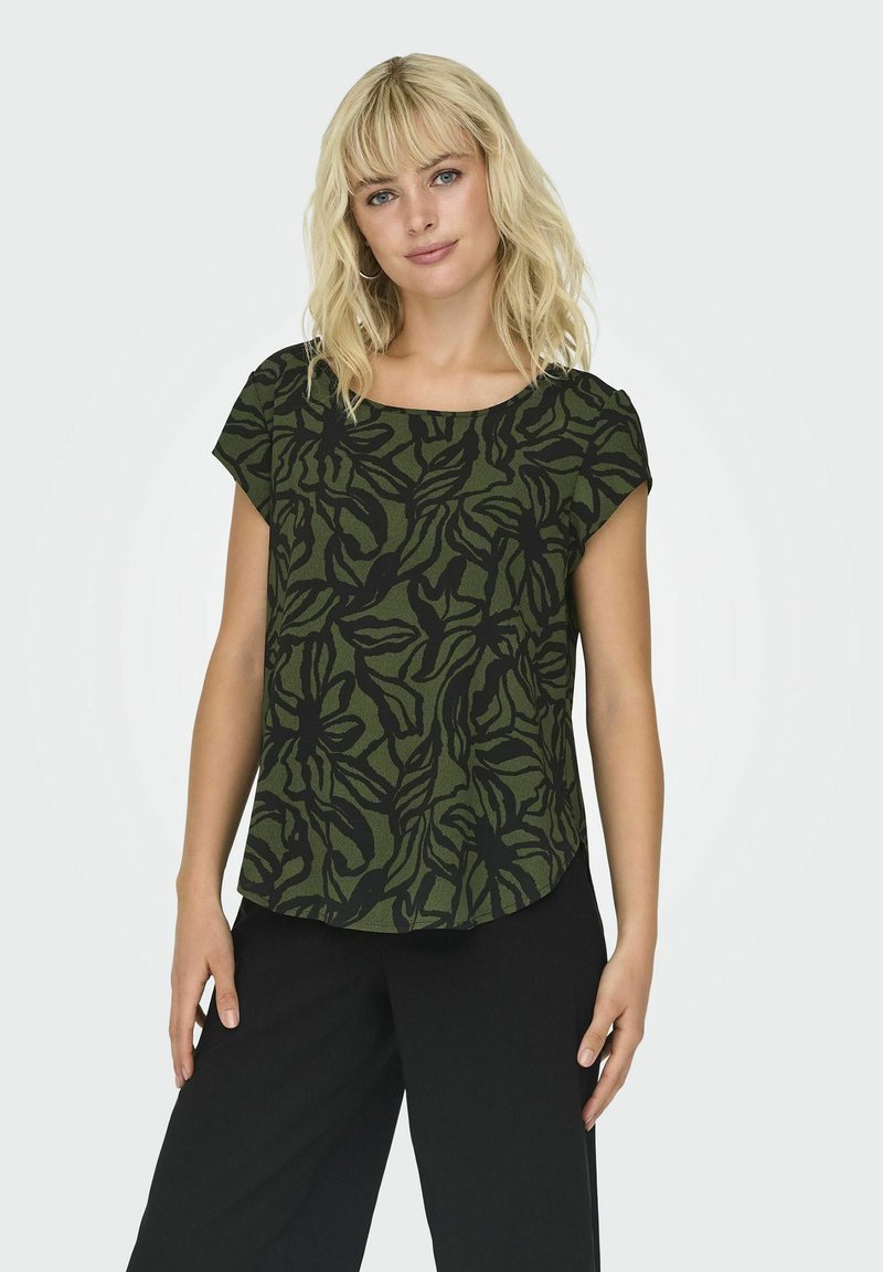 ONLY ONLVIC AOP  - T-shirt print - rifle green