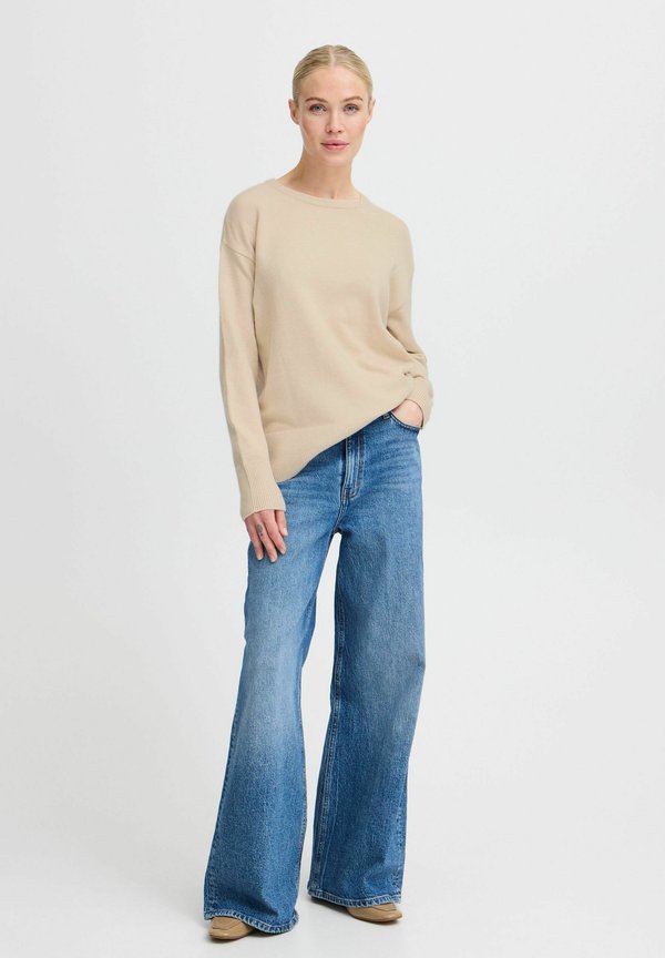 BYNONINA - Jumper - cement melange4