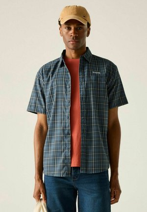 Regatta, REGATTA BEGARNO SHORT SLEEVE SHIRT SHORT SLEEVED T-SHIRTS - Camisa - china blue check