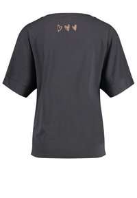 Key Largo WT LONELY V-NECK - Camiseta estampada - anthra