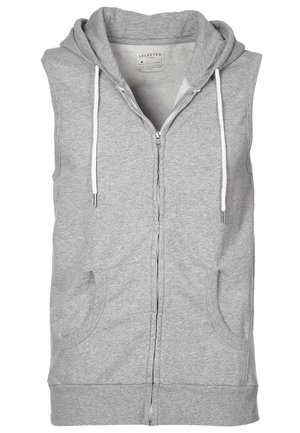 Sweatjacke - mottled light grey