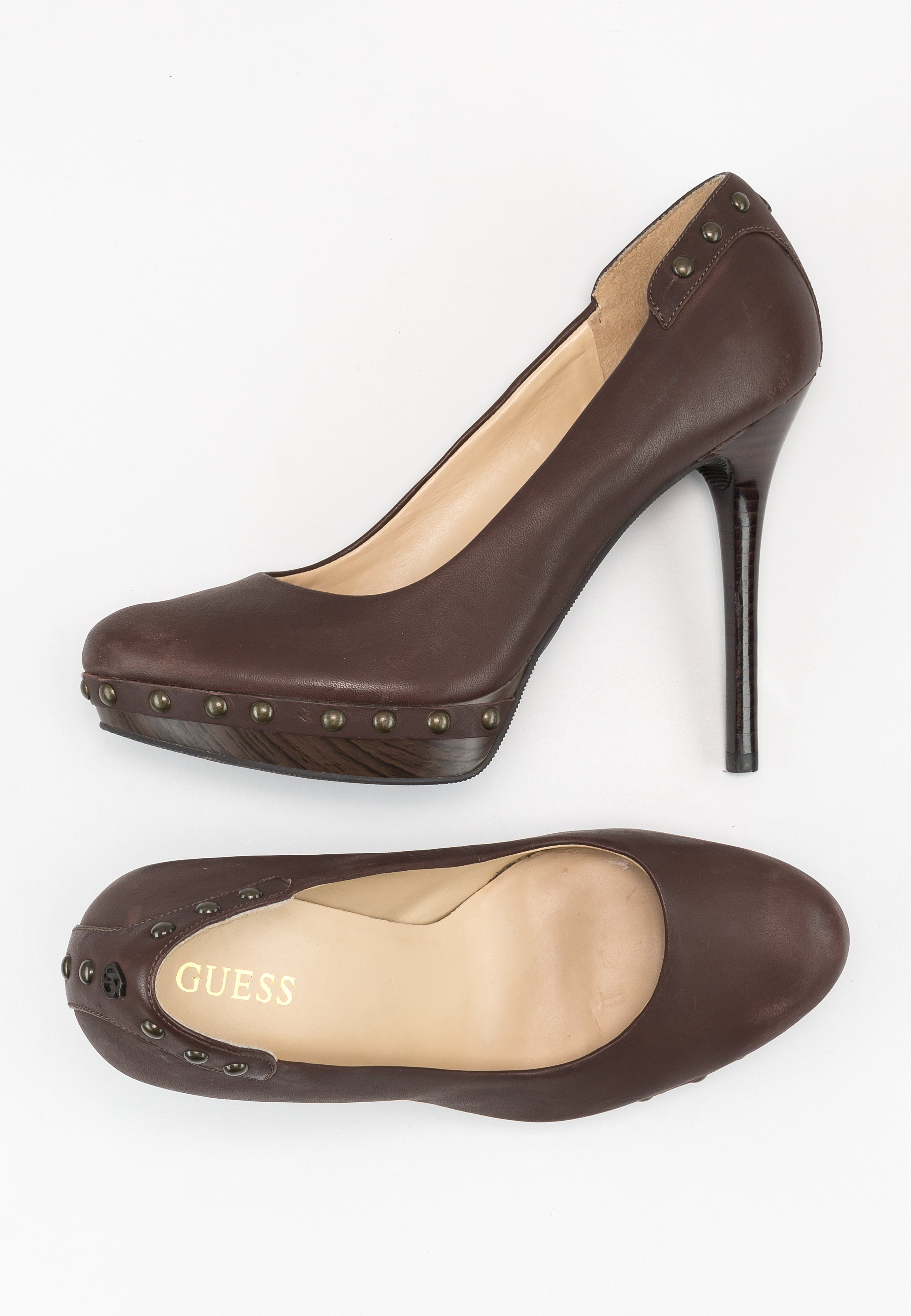 Guess Hoge hakken - brown/Bruin - Zalando.nl