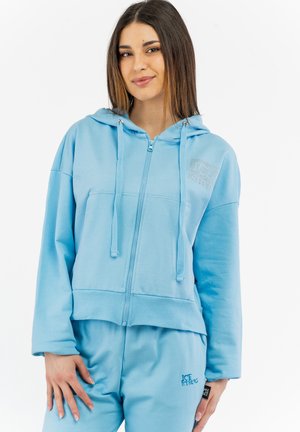 Zip-up sweatshirt - sky blue