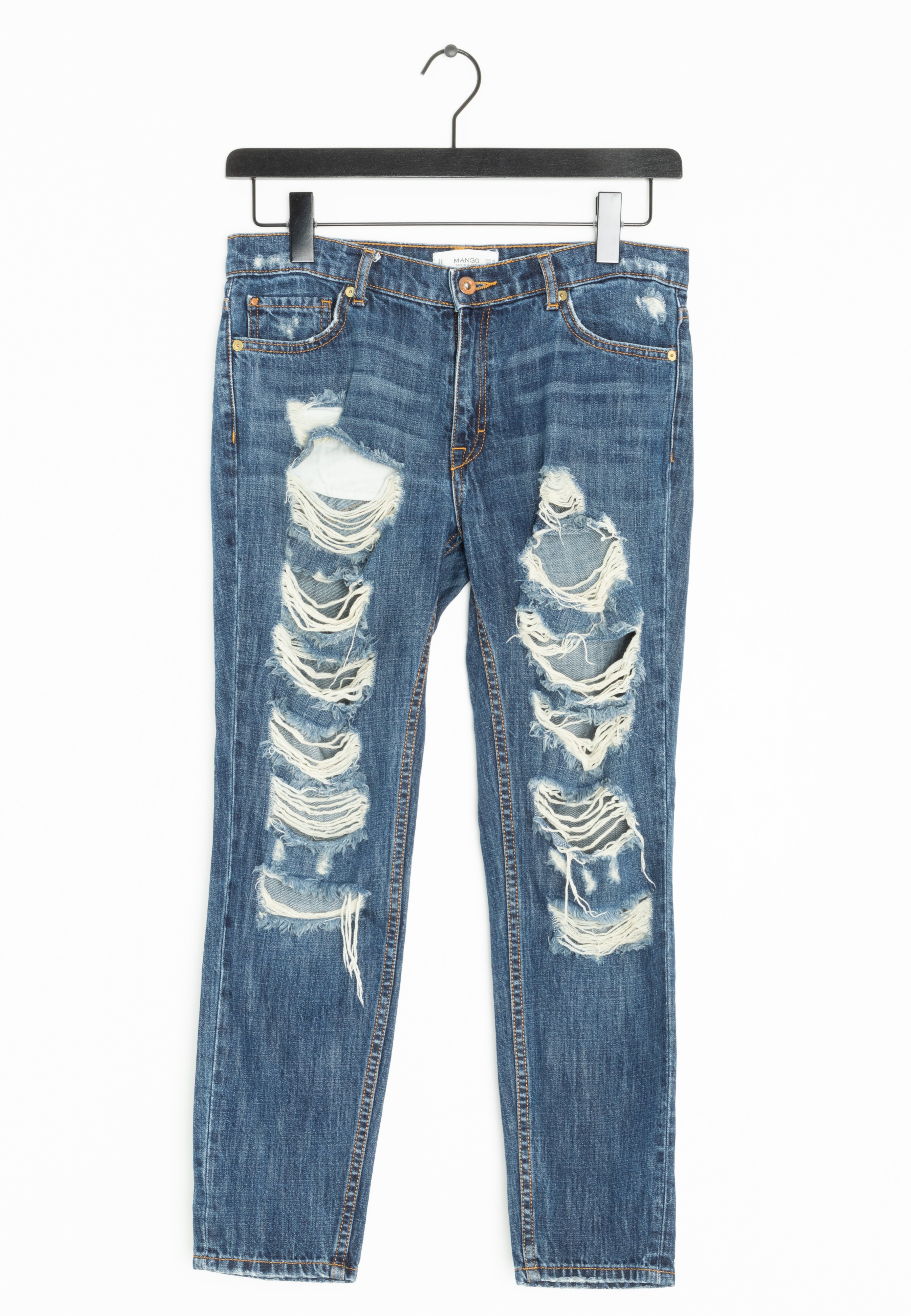 Mango Premium Straight leg jeans - blue - Zalando.ie