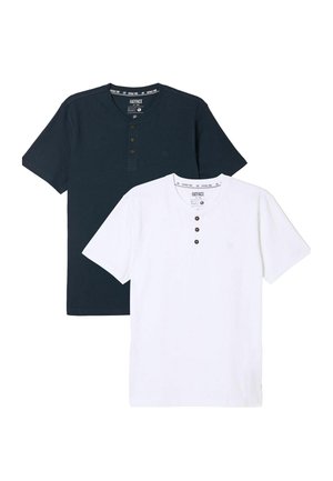 TALL FIT - SHORT SLEEVE  2 PACK  . - T-Shirt basic - white