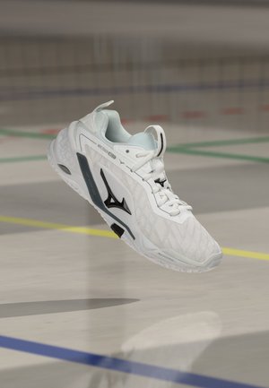 Mizuno, WAVE STEALTH NEO 2.1 UNISEX - Обувки за волейбол - white/black