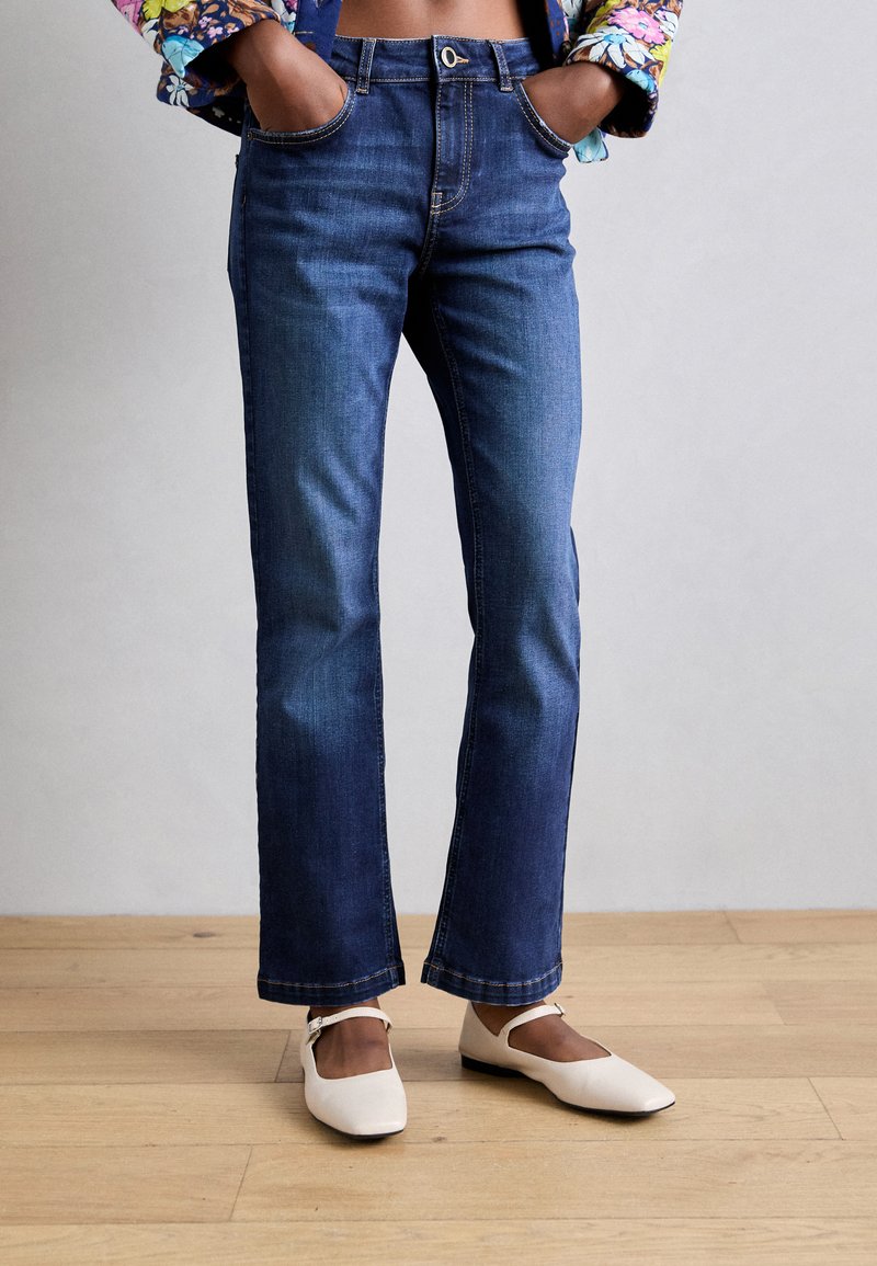 Mos Mosh IMERA - Straight leg jeans - dark blue