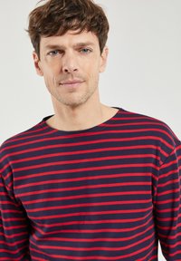 Armor lux LOCTUDY MARINIÈRE - Langærmet T-shirt - navire/braise