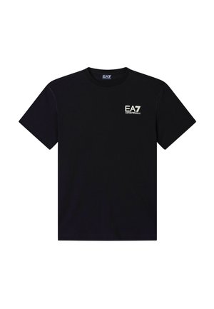 EA7 Emporio Armani, - T-shirt z nadrukiem