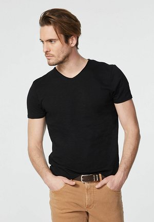 IKKS Camiseta básica - noir