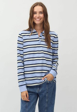 mbyM POLLA-M - Polokošeľa - cool blue stripe