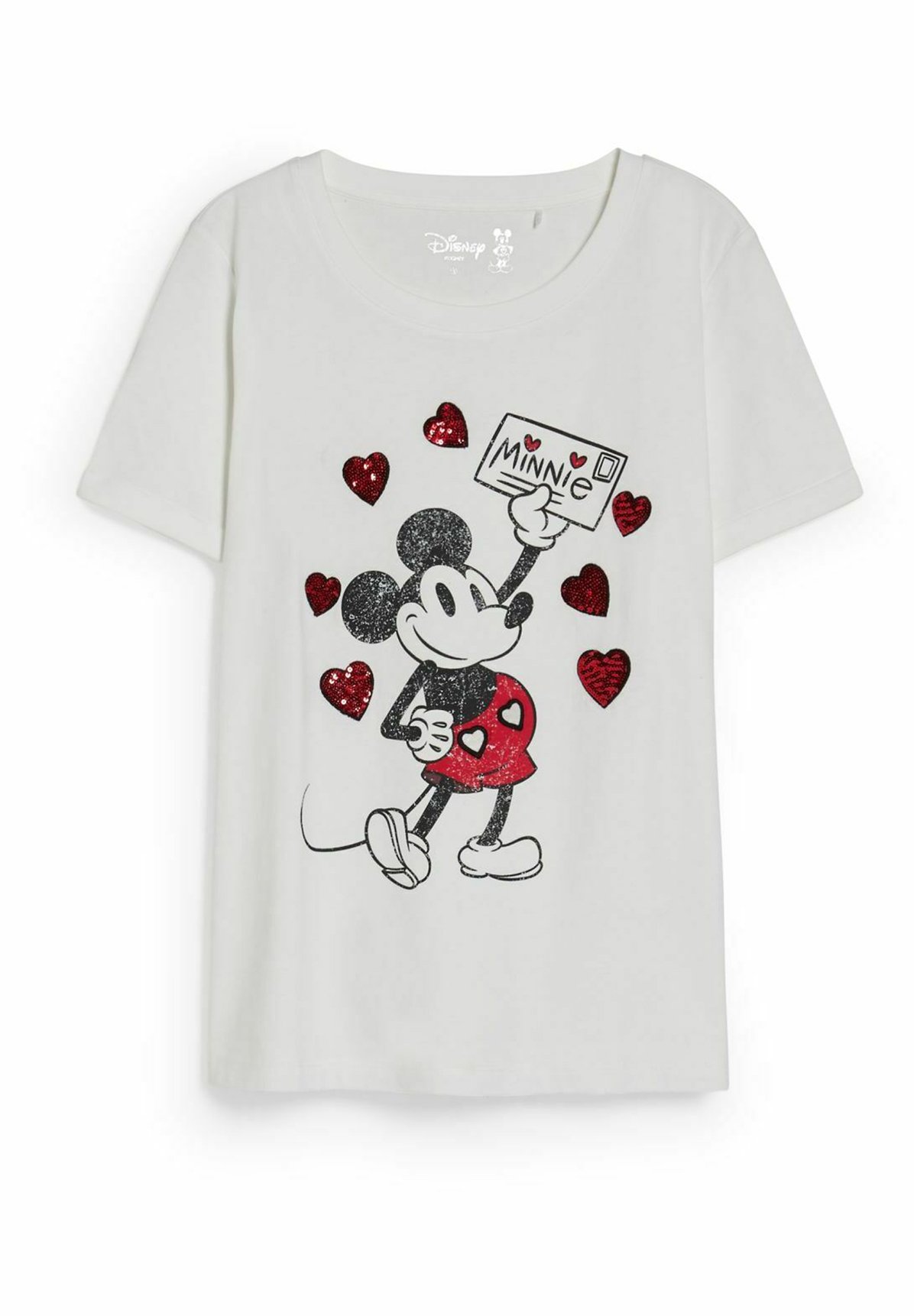 white mickey mouse shirt