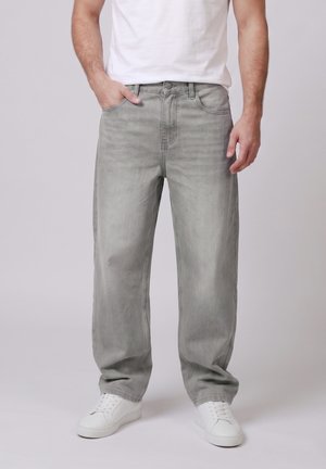Pier One, Relaxed fit jeans - grey denim