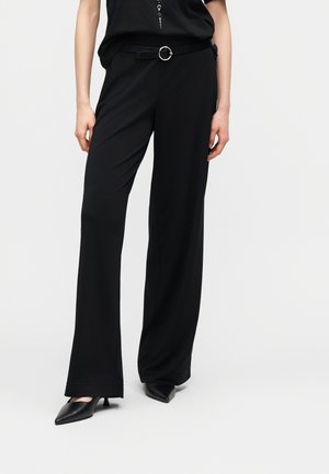 ONLFRIA WIDE STRETCH PANT - Bukser - black
