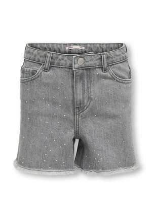 NORMAL GESCHNITTEN OFFENER SAUM - Short en jean - medium grey denim