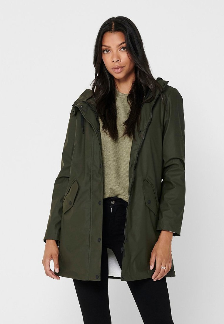 ONLY ONLSALLY RAINCOAT - Winter coat - olive