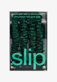 Slip SLIP PURE SILK SKINNY SCRUNCHIES - Håraccessoar - forest