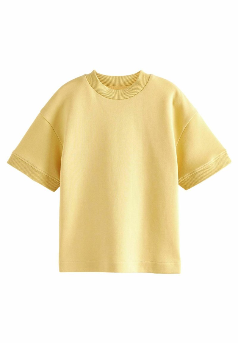 Next RELAXED FIT HEAVYWEIGHT  - Basic póló - yellow