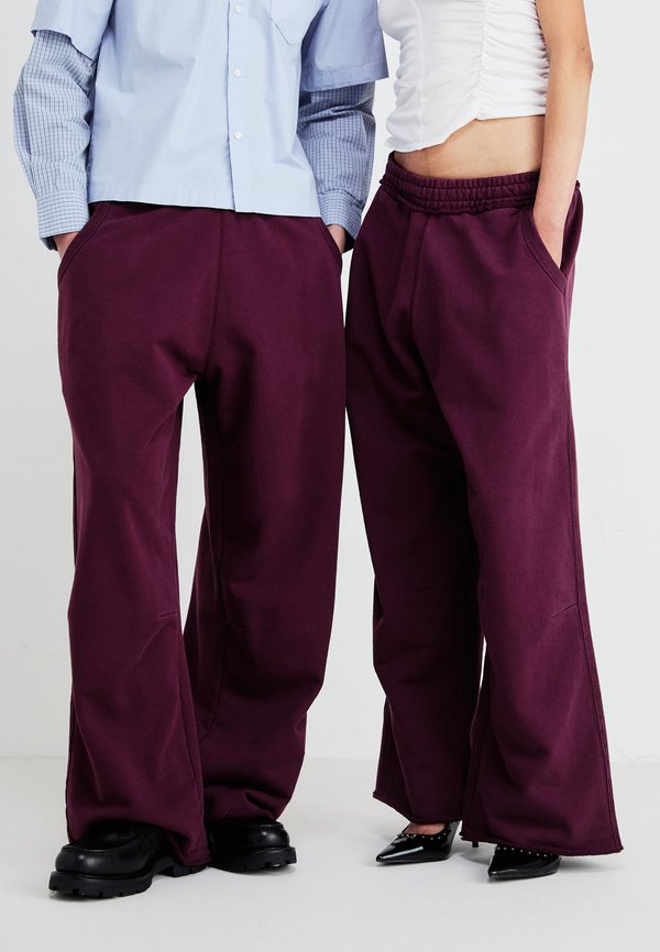 DARK RED MONSTER JOGGERS UNISEX - Tracksuit bottoms