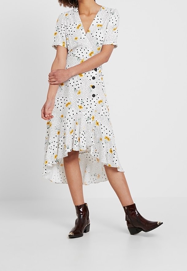 Robe D'été Miss Selfridge Taille UK 8 - Couleur Orange, Sans Manches, Longueur Genoux, Occasion Très Bon état