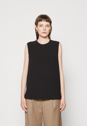Calvin Klein STRUCTURE SLEEVELESS - Μπλούζα - black