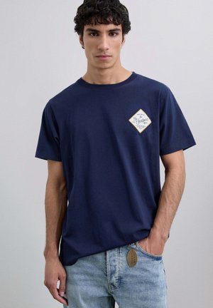 NAPKIN  - Camiseta estampada - dark navy