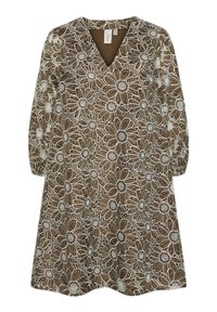 YASVIBRANT DRESS - Vestito elegante - lead gray/egg nog