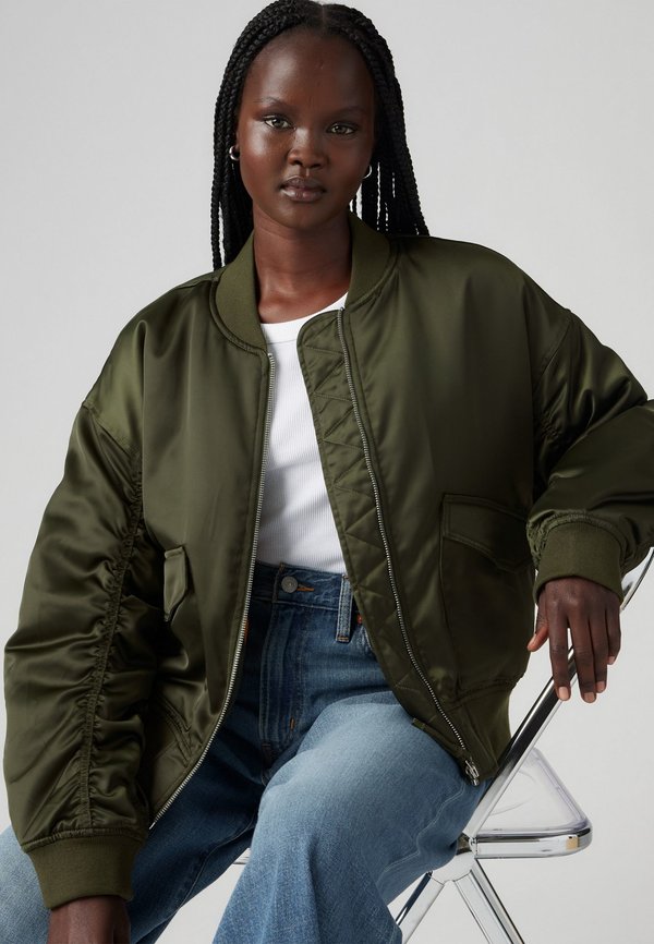 ANDY TECHY - Bomber Jacket - deep depths