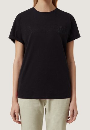 T-shirt con stampa - black