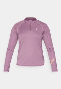 ICON 1/2 ZIP - Long sleeved top - dusty mauve/faded orange