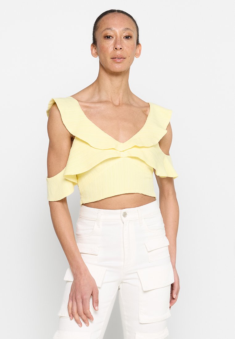Maje Top lichtgeel